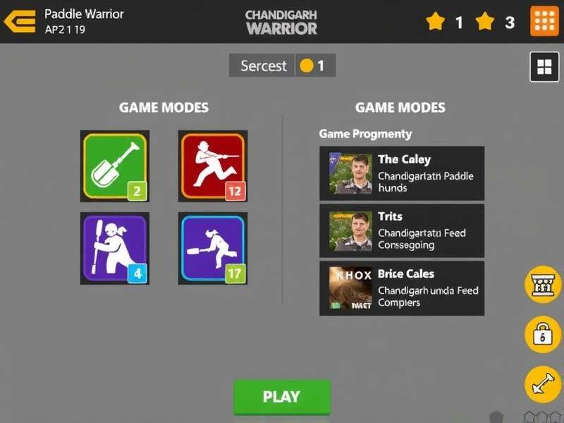 Chandigarh Paddle Warrior Game Modes